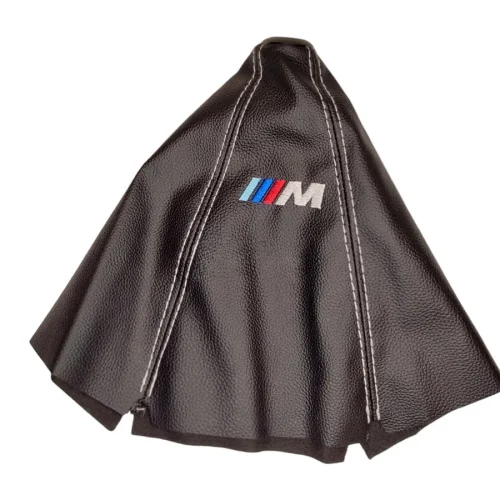 Kožica menjača univerzalna BMW M - beli konac