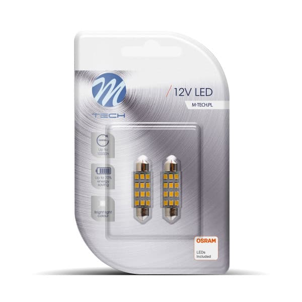 Auto sijalica Led LB030w M-tech /cena za par sijalica/