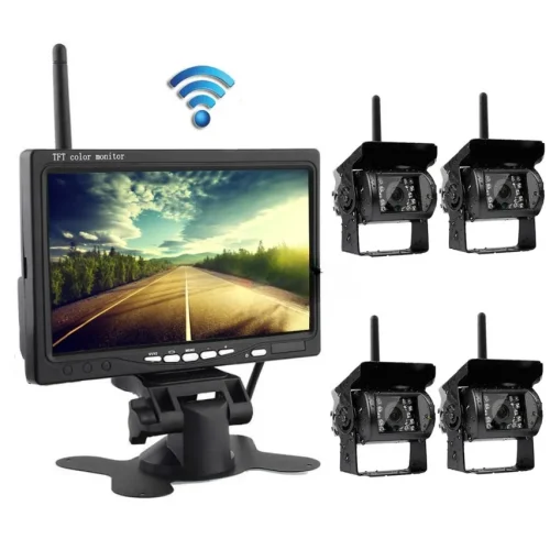 Monitor set sa 4 bežične kamere (12V-24V)