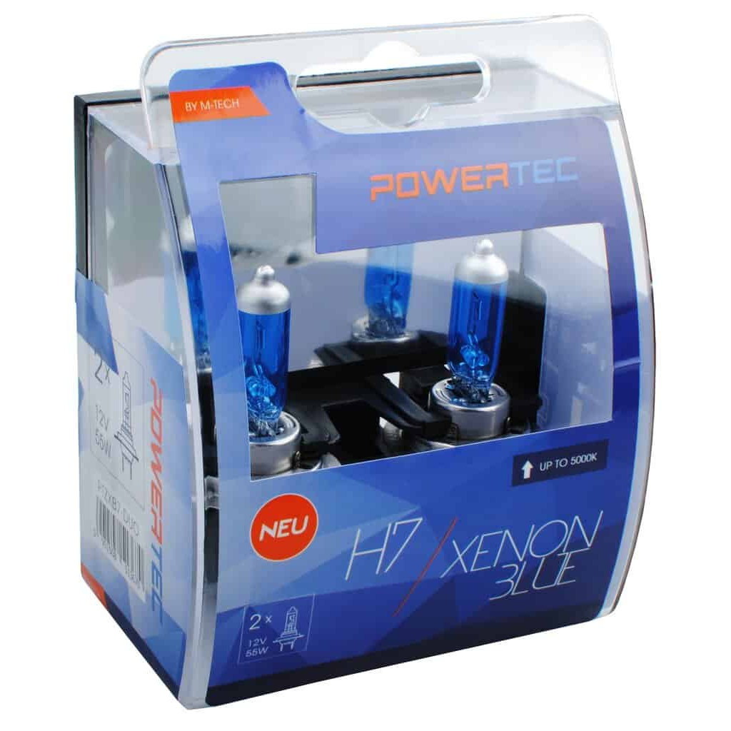 Auto sijalica Powertec Xenon Blue H7 12V /cena za par sijalica/