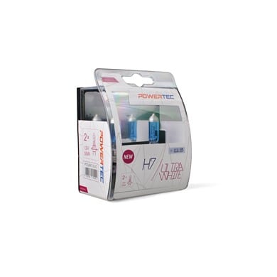 Auto sijalica Powertec Ultra White 12v H7 /cena za par sijalica/