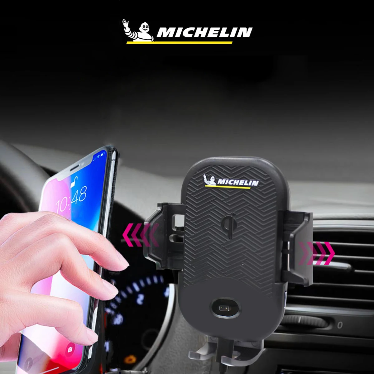 Michelin bežični punjač — montaža u vozilu