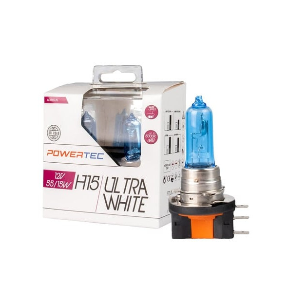 Auto sijalice M-tech Ultra White H15 cena za par sijalica