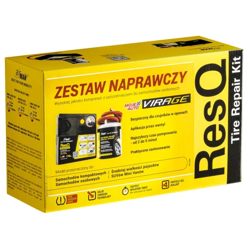Set za krpljenje guma sa kompresorom i zaptivačem 450 ml